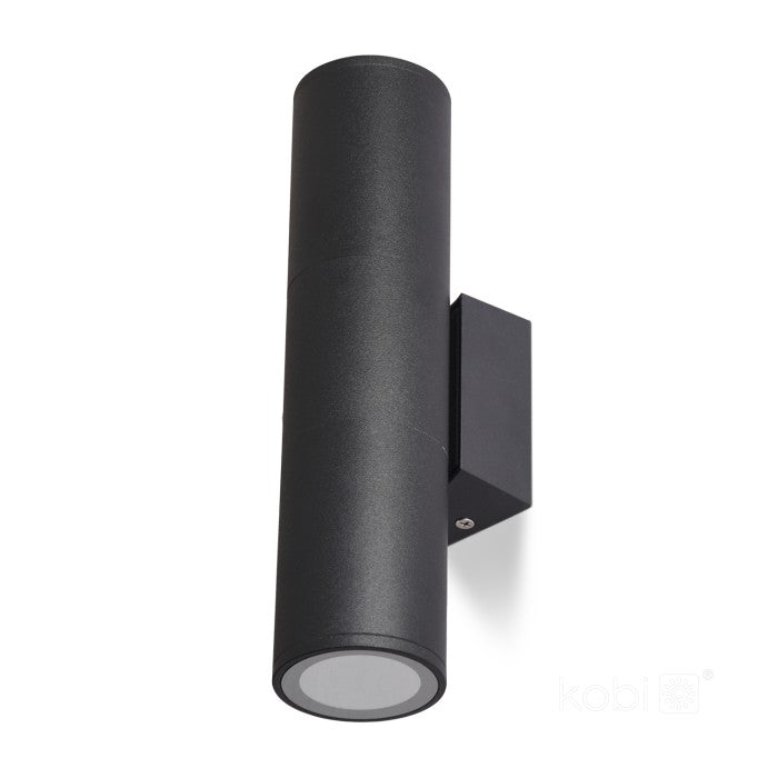 LED Wall Light Bi-Directional 65x260mm Round GU10 IP54