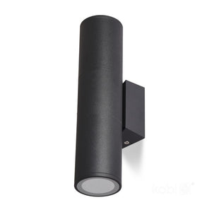 LED Wall Light Bi-Directional 65x260mm Round GU10 IP54