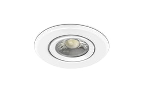 Inbouw armatuur ⌀88mm GU10 IP20 kantelbaar, wit