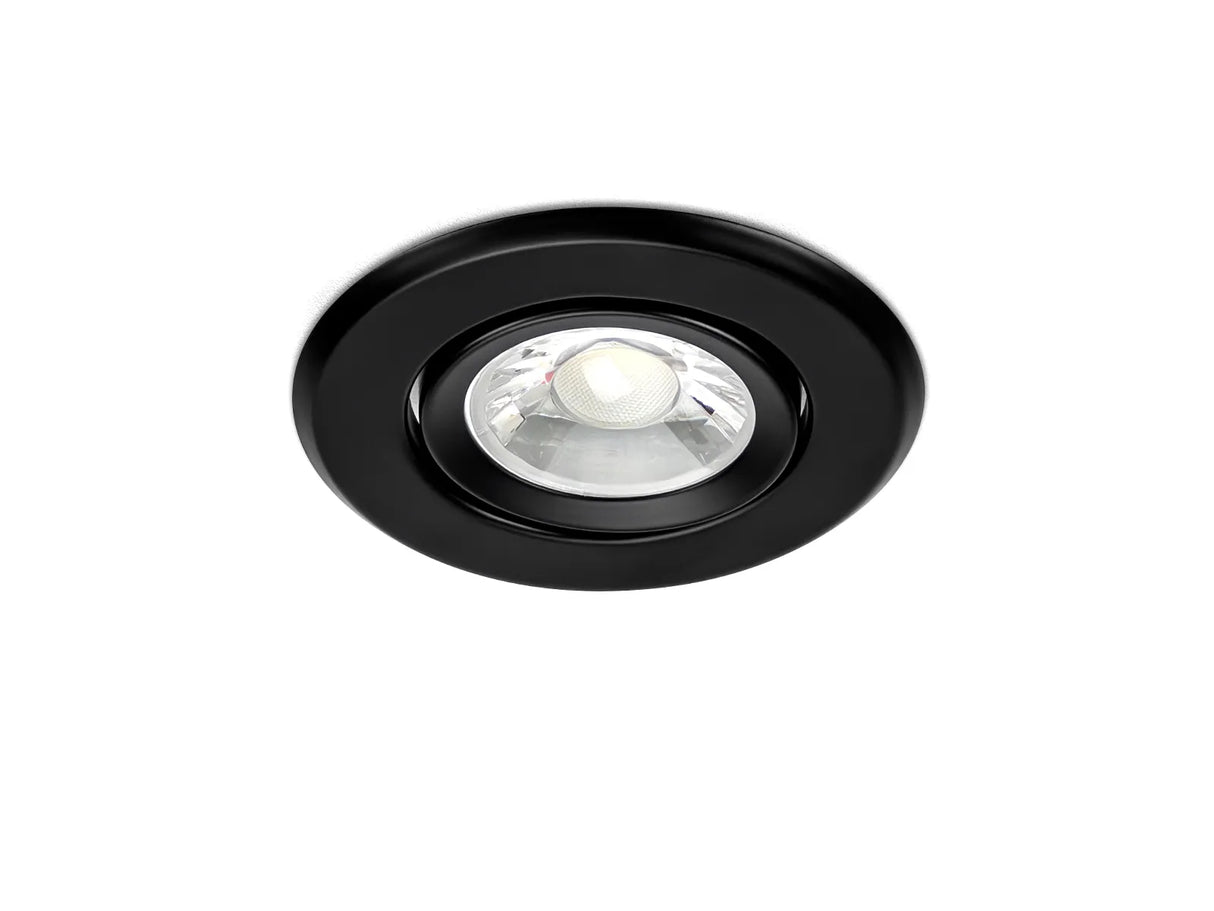 Luminaire encastrable LED GU10 IP20 ⌀88mm inclinable