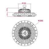 LED UFO Highbay 240W 150lm/W Philips LED-Treiber IP65
