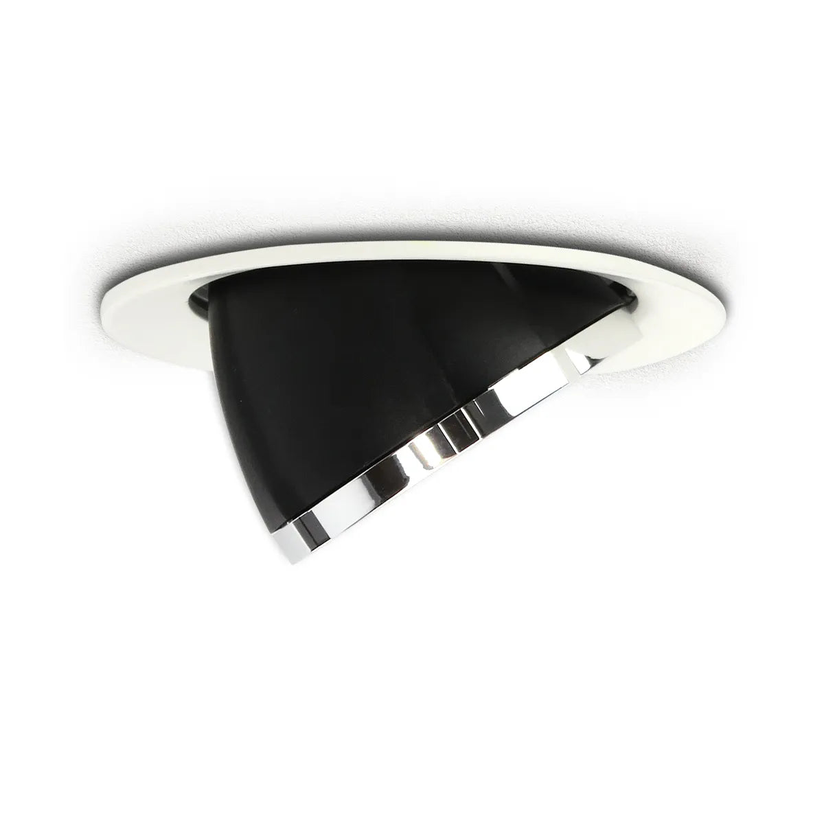 Gimbal LED recessed spotlight 10W ⌀140mm 90° tiltable 360° rotatable