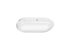 LED Bulkhead 272x145mm Ovaal 24W | IP66, aan de muur en aan het plafond (foto 1)
