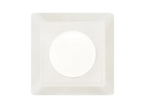 Dekraam voor LED Dimmers met vlakke draaiknop Universeel, wit