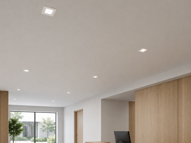 LED Downlight 3W - Vierkant - 84x84mm