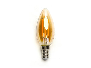 E14 LED Filament Lamp C35 Kaars 5W 2200K dimbaar