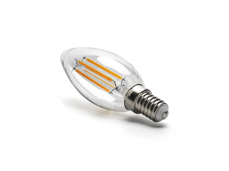 Lampe à Filament LED E14 C35 Bougie 5W 2200K dimmable