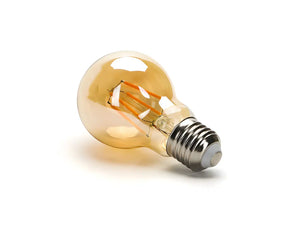 E27 LED-Lampe, Filament A60, 5 W, 2200 K, dimmbar