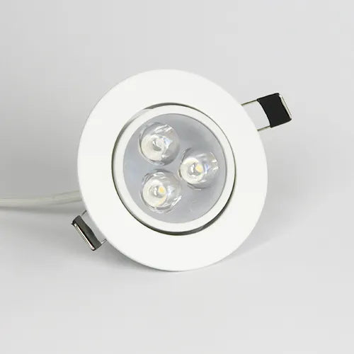 LED-Einbaustrahler 3W ⌀85mm dimmbar schwenkbar