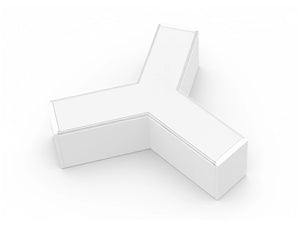 3-way 120° Koppelstuk voor LED Lichtbalken | Y-Splitsing voor o.a. Honingraat patroon