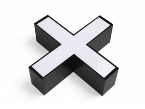X-Connector for LED Light Battens | for e.g. Grid Systems