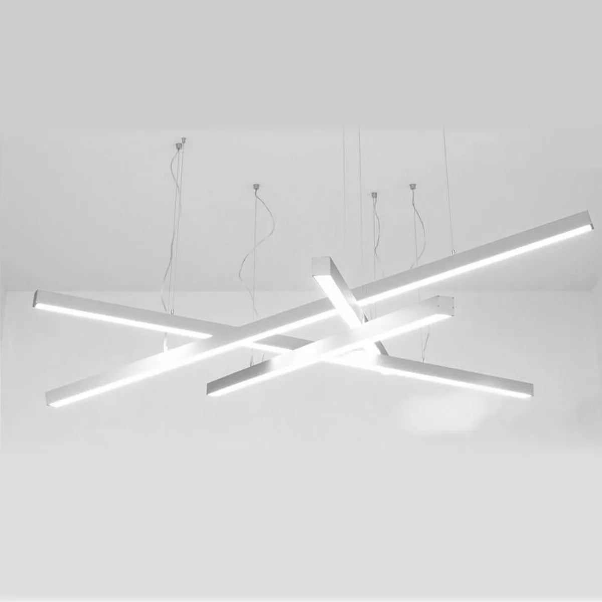 Hangende LED Lichtbalk linear 60cm 18W koppelbaar