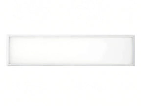 LED Paneel 30x150cm UGR<19 36W 140lm/W, in een systeemplafond en voorkant in beeld (foto 2)