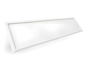LED Paneel 30x150cm 40W 120lm/W, in een systeemplafond en voorkant in beeld (foto 1)