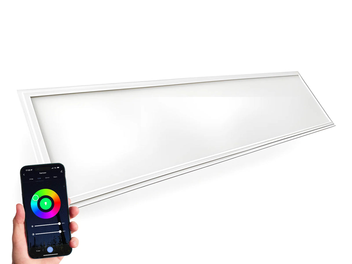 WiFi LED Paneel 30x120cm RGB+CCT 40W Edge-lit