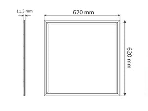 LED-Panel 62x62cm 40W 140lm/W X-High Lumen