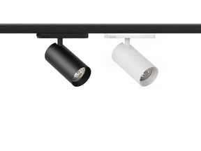 Integrated LED Railspot 3 fase 10W CRI>90 met Philips-driver, zijaanzicht en zwart (foto 1)