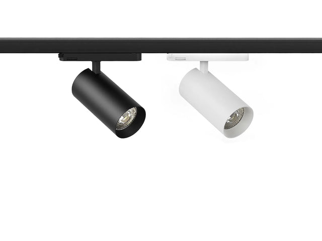 Integrated LED Railspot 3 fase 40W CRI>90 met Philips-driver, zijaanzicht en zwart (foto 1)