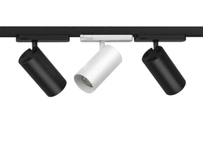 Integrated LED Railspot 3 fase 30W CRI>90, zijaanzicht en zwart (foto 2)