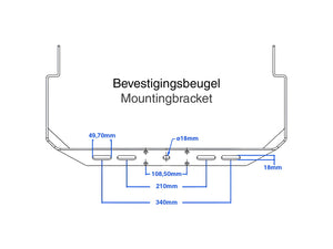 LED Sportfeldbeleuchtung 250W Kippbar 170lm/W mit Philips-Treiber