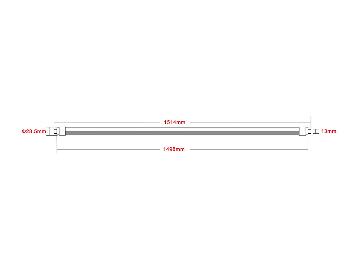 LED TL Buis T8 150cm 18/25W 200lm/W