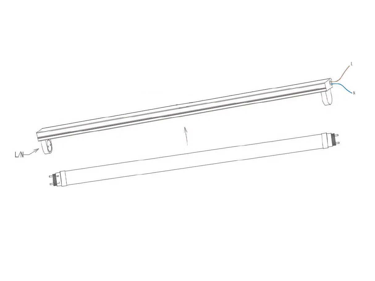 LED Tube T8 120cm 15/18W 200lm/W