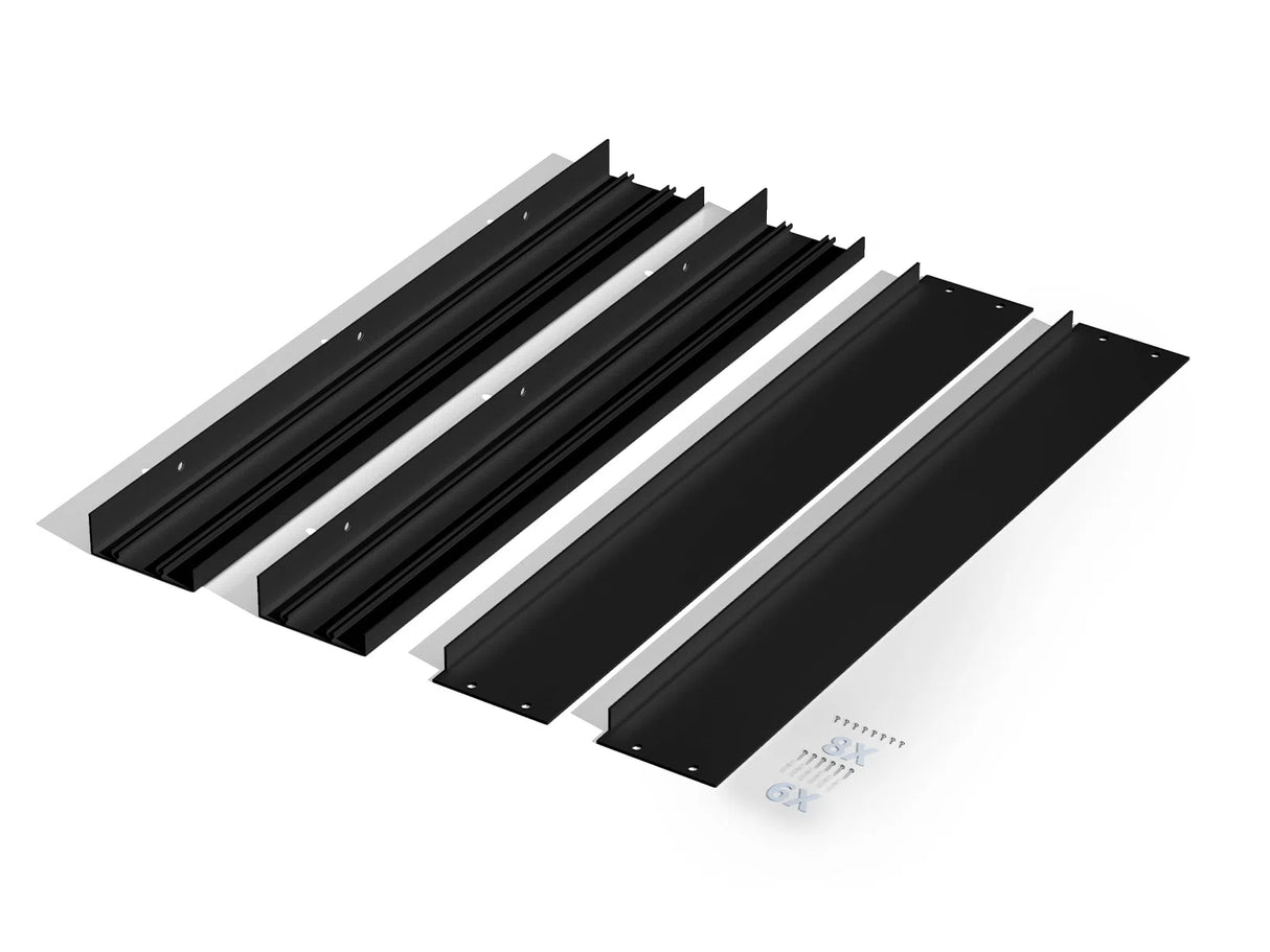 LED Paneel opbouw frame 62x62cm zwart