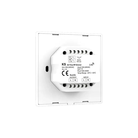 Variateur LED 200W Triac avec bouton rotatif Blanc