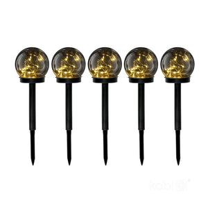Solar LED Globe tuinlamp 0,12W | set 5 stuks