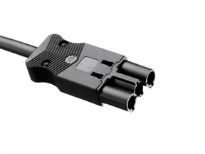 Wieland GST18 stekker male met kabel 1,5 meter, in close-up