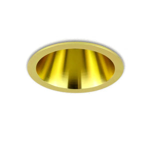 Goldener LED-Einbaustrahler 5W 3000K Warmweiß ⌀80mm Blendfrei