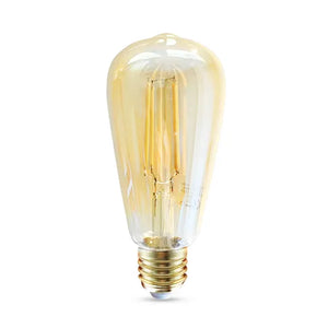 E27 LED Lamp filament Edison 6W 2200K dimbaar