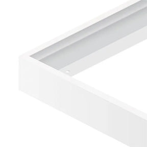 Wit Opbouw frame LED Paneel 30x120cm - Standaard hoogte 42mm, opbouwmontage en opbouwframe (foto 1)
